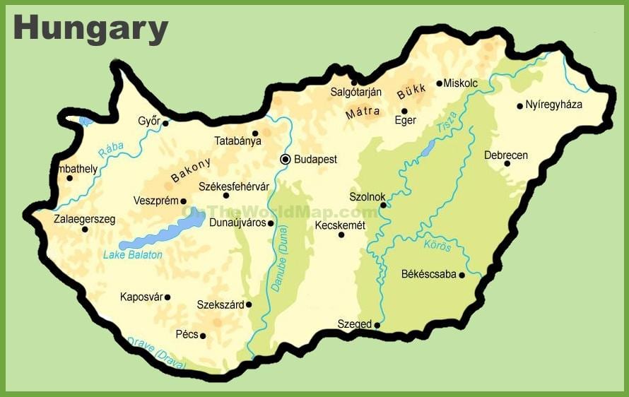 budapesta地図
