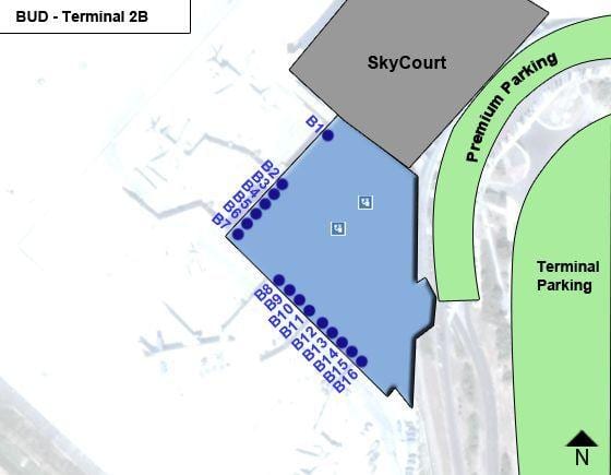 ブダペスト空港ターミナル地図2b