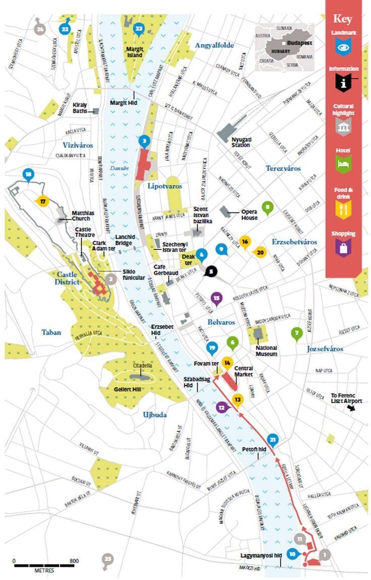 地図の跡パブブダペスト