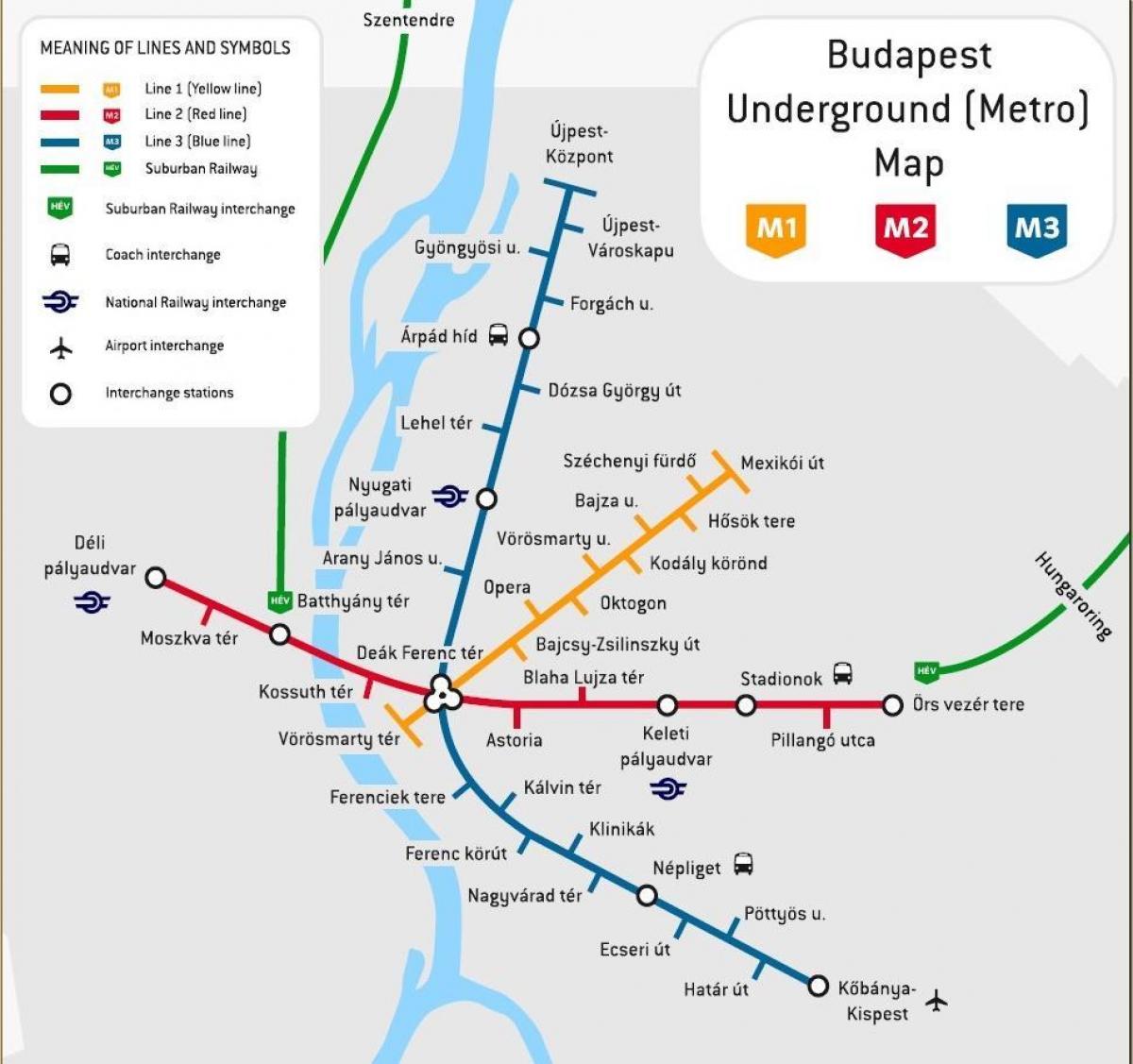 ブダペストス地図