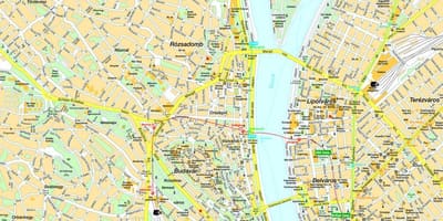 ブダペストセンター地図