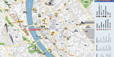 ユニバーサルスタジオジャパン、ブダペストの地図