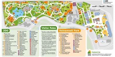 地図のブダペスト動物園