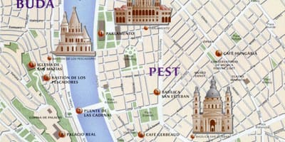 ブダペストランドマーク地図