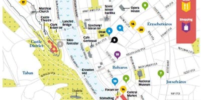 地図の跡パブブダペスト