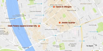 地図deakブダペストスクエア