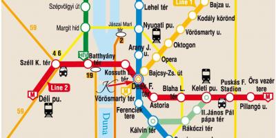 Keleti駅はブダペストの地図