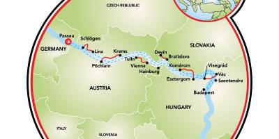バイクブダペストの地図