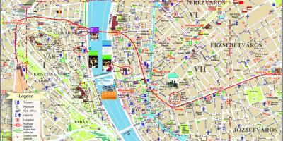ブダペスト市内地図が見