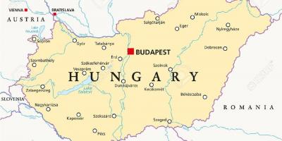 ブダペスト所在地図