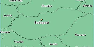 ブダペストの地図や周辺国